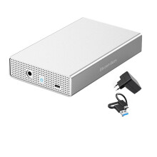 Blueendless Sas Harde Schijfbehuizing Usb C Naar 2,5/3,5 Inch SAS/-Ondersteuning Max. 20 GB Schijf Externe HDD-Behuizing EU-Stekker