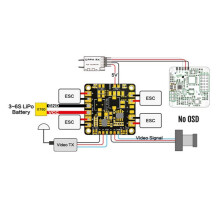 Power Hub Power Distribution Board PDB with Dual BEC 5V/12V for FPV DIY RC Racing Drone Multicopter Quadcopter