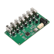 Modulo HUB USB 2.0 di Tipo C DC5V da 1 A 7 Porte Modulo di Espansione Splitter USB A Sette Porte con LED 480 Mbps