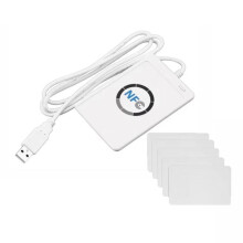 ACR122U RFID IC  Card Reader Duplicator+5XUID Card Writer Copier Writable Clone 13.56Mhz ID IC Card Copier