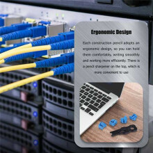 300Pcs  RJ45 Port Ethernet LAN Hub Anti Dust Cover Plug Cap Blockout Protector with Proprietary Lock and Key