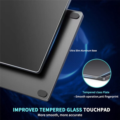 USB-Kabelgebundenes Multi-Touch-Trackpad, Schlanke Touchpad-Maus für Windows-Desktop/Laptop/Notebook-Computer-PC, Weiß 2