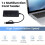 7 in 1 USB 3.0 Type-C Multifunction Card Teader CF/XD/MS//TF Card Reader for Windows Vista/XP/7/8/10/, Linux, Os 7