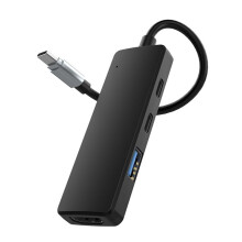 4-In-1 Typ C HUB Dock USB C Hub zu 4K -Kompatiblem USB 3.0 Adapter Typ C PD Ladedock USB C Splitter