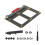 L'Adattatore Doppio U.2 A PCIe 4.0 X8 Riser U.2 SFF-8639 Supporta 2 SSD U.2 Compatibili con Win8/10/11 Linux 1