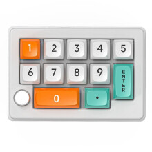 Three-Mode Hot-Swappable Digital Mechanical Keyboard Macro Definition RGB Gaming Mechanical Keypad Knob Hardware White