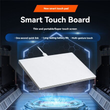 USB Wired Multi-Touch Trackpad Slim Touchpad Mouse for Window Desktop/Laptop/Notebook Computer PC Black