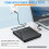 External DVD Drive, USB 3.0 Type-C, Portable CD DVD Burner with Dual USB  and Card Slots 5