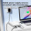 Blueendless Sas Hard Drive Enclosure USB C para 2,5/3,5 Polegadas SAS/ Suporte Máx. 20 GB Disco Externo Hdd Case Plug EUA 4