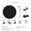Waveshare 4 Inches -Compatible Circular Capacitive Screen 720x720 Resolution IPS Display Panel 10 Point Touch Screen 9