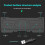 FOREV Gaming Keyboard Kit USB Wired Computer Keyboard 104 Key for Pc Gamer Laptop 3