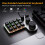 Custom Macro Keyboard 12 Keys 4 Knobs  USB Mechanical Keyboard Programming Macro Gaming Keypad Black 3