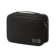 Bolsa de Almacenamiento de Cables Organizador de Dispositivos Electrónicos Digitales para Viajes, Estuche Portátil para Cables, Cargadores y