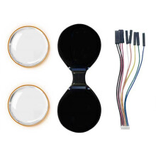 0.71 Inch Electronic EYE Round Double LCD Display Dual Screen for Raspberry Pi ESP32 STM32