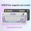AJAZZ Teclado Mecânico Sem Fio AK820 MAX Teclado para Jogos com Teclas Completas e Tela Colorida TFT de 0,85 Polegadas B 2