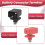 2pcs 200A  Storage Lithium Battery Terminal High Current Lithium Battery Copper Terminal Connector 4