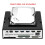 5.25 Inch Front Panel Expansion Hub with 3 USB3.0 2 USB2.0  5-In-1 Card Reader Support One-Key Backup Panel 8