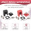2pcs 200A  Storage Lithium Battery Terminal High Current Lithium Battery Copper Terminal Connector 2