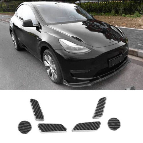 Automobile Electric  Adjustment Button Decorative Stickers Kits for  Model Y Interior Modification 1