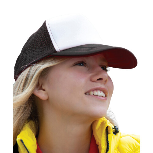 Result (One Size, Black/White) Result Detroit Trucker Cap 1