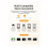 ORICO HDD Docking Station 5 Bay Personal Storage Hard Disk Cabinet Xternal Multi Bay Hard Disk Compartment EU Plug 4
