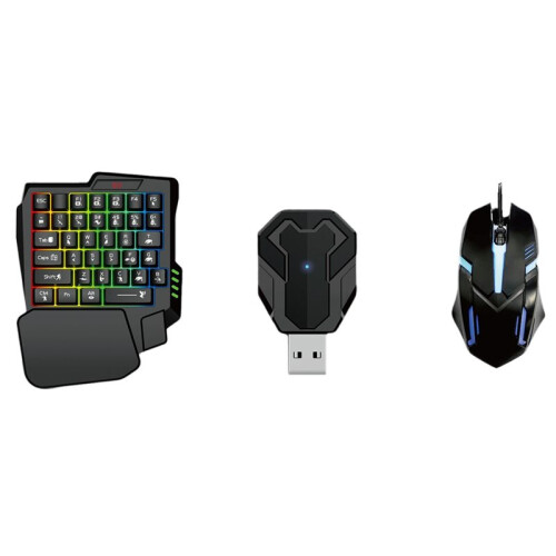 NUOVO Convertitore M1- per Tastiera e Mouse V 5.2 Convertitore Adattatore per Mouse e Tastiera da Gioco con Pressione Automatica