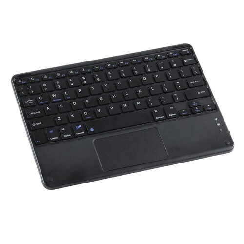 Tastiera Wireless Touchpad Tastiera  per PC Tablet Gaming Nero