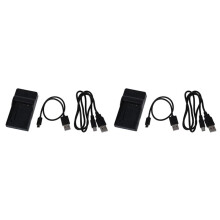 2X Li-50B Camera Battery Usb Charger for -8010 9010 Sz-30Mr Sp-810U