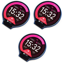 3st 1.28 Inch Ronde Display Lcd-Scherm Module GC9A01 SPI Communicatie RGB 65K Kleur Ondersteuning voor Raspberry
