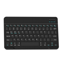 -Toetsenbord Draagbaar Toetsenbord voor Tablet-Pc Tablet-Gamingaccessoires Zwart