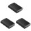 3X Case per Raspberry Pi 3 Modello B, Pi 2 Modello B E Pi B 4 Nero 1
