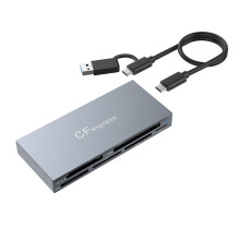 New 6-in-1 CFexpress Type A Card Reader USB3.2 Multi-Card Simultaneous Reading 10GBps /TF/CF/XD/MS/CFe-A Card Reader