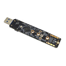 5X M.2 NVME SSD Till USB3.2 GEN2 10Gbps Adapter M.2 NVME SSD Adapter för 2230 2242 2260 2280 NVME M.2 SSD RTL9210B