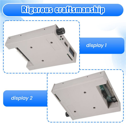 SFRM44-U100LQD-435 Floppy Drive Emulator med OLED-Skärm & Rotary Encoder OLED Flash Floppy Drive 2