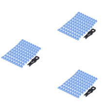 300 Piezas Azul Puerto RJ45 Ethernet LAN Hub Anti-Polvo Cubierta Enchufe Protector de Bloqueo con Cerradura Y Llave Patentada