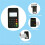 BT Mpos Chip Card Reader with USB Type-C for  /IC Contact/RFID Machine M6 4