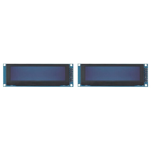 2X OLED Display 3.12Inch 256X64 25664 Dots Graphic LCD Module Display LCM Screen SSD1322 Controller Support SPI (Yellow)