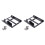 2X Double Layer SSD Metal Frame 2.5 to 3.5 Internal Mounting Computer SSD Hard Drive Dual Desktop Converter Bracket 1