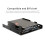 2X Double Layer SSD Metal Frame 2.5 to 3.5 Internal Mounting Computer SSD Hard Drive Dual Desktop Converter Bracket 4