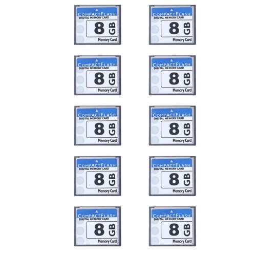10X Professional 8GB Compact Flash Memory Card(White&)