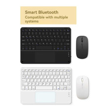 Touchpad Keyboard with Mouse for PC Tablet Gaming Wireless Keyboard Black