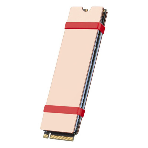 SSD Copper Heatsink Solid State Disk Cooler Compatible with NVMe/NGFF M.2 SSD 2280 Harddisk for Laptop Desktop PC 1