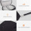 2X Electronic Organizer, Travel Cable Organizer Bag Pouch Portable Electronic Phone Storage Multifunction Case 3