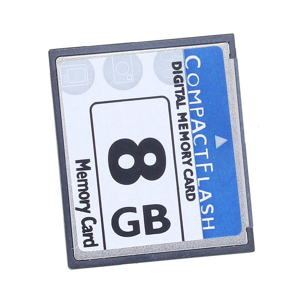 10X Professional Carte Mémoire Compact Flash 8 Go (Whiteandblue) on OnBuy