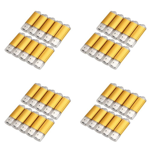 40 X 512 MB Memory Stick USB-Minne USB 2.0 Guld