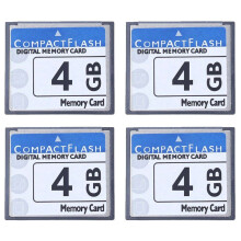 4X Tarjeta de Memoria Flash Compacta Profesional de 4GB para CáMara, MáQuina de Publicidad, Tarjeta de Computadora Industrial