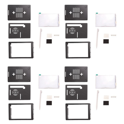 4X 3.5 Inch Tft Lcd Contact Screen 320X480 Resolution Abs Case + Touchpen for Raspberry Pi 4 B