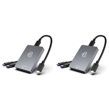 2X CFexpress Type A Card Reader USB3.1 Gen2 Adapter 10Gbps for Windows XP with Cable for SLR