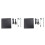 2X 12.7mm External DVD Enclosure USB 2.0 External DVD/CD-ROM Case for Laptop Desktop PC Optical Disk Drive  to 1