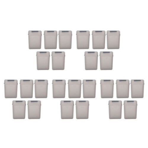 25pcs 3.5 Inch IDE  HDD Hard Drive Disk Plastic Storage Box Case Enclosure Cover Gray